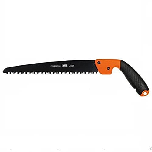 Image of Bahco 4124-JT-H 7 TPI Pruning Saw with Safety Holster, Black/Orange, 240 mm