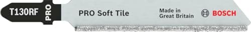 Image of Bosch 2x PRO Soft Tile T130RF Jigsaw Blade (for Tiles, Tiles, Length 83 mm, Professional Accessory Jigsaw)