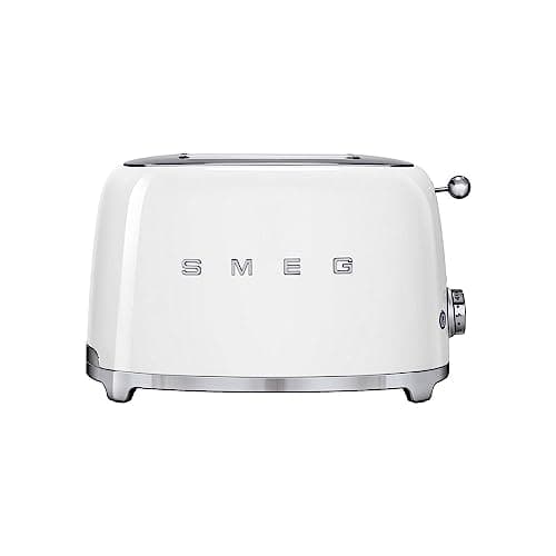 Image of Smeg TSF01WHUK Retro Style 2 Slice Toaster - White