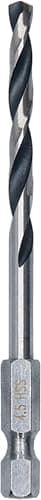 Image of Bosch 1x Metal HSS Twist Drill Bit with Hex Shank (for Steel, Non-Ferrous Metals, Ø 4,50 mm, Professional Accessory Drill Drivers)