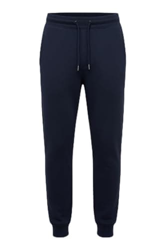 Image of Men’s Fleece Jogging Bottoms Trousers | Warm Casual Sweatpants Gym Joggers | Soft Comfy Loungewear Track Pants with Pockets | Sizes S M L XL XXL (XXL, Navy)