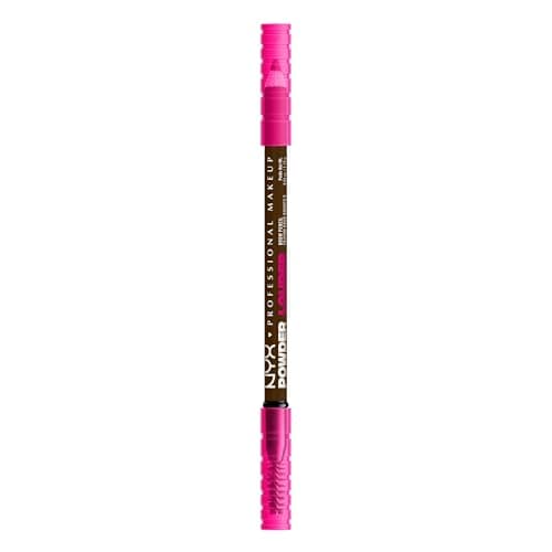 Image of NYX Professional Makeup Powder Louder Brow Pencil, Buildable Shades, Up to 12 Hours of Wear, Transfer and Fade Resistant, With Thickening Micro-Fibres, Vegan Formula, Shade: Espresso