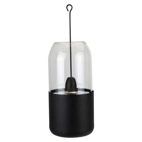 Image of VFM e-Store - Tabletop Fireplace Heater Bioethanol Portable Light - Camping, Travel Holiday Accessories for Summer - 8cm X 18cm Black X 1