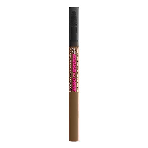 Image of NYX Professional Makeup Longwear Vegan Tinted Liquid Eyebrow Gel, Natural Look Brow Mascara, Up to 2 Day Wear, Transfer-, Fade- and Smudge-Resistant, Zero to Brow, Shade: 03 Taupe