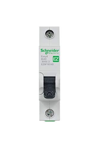 Image of Schneider Electric Easy9 - MCB Miniature Circuit Breaker, 1 Pole, Type B, 6kA Breaking Capacity, 40A, 230V, EZ9F16140