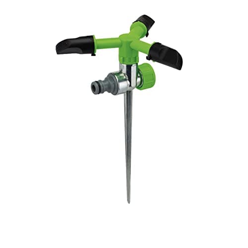 Image of Draper 09563 Adjustable Revolving Sprinkler, 360 Degree, 3 Arm Rotating Lawn Sprinkler for Garden & Lawn Area