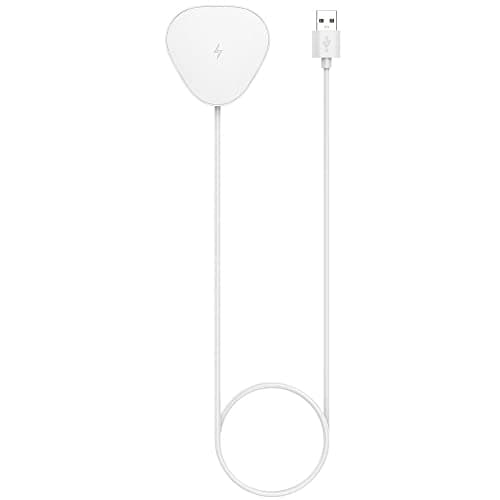 Image of Magnetic Charger Base Compatible for Sonos Roam SL, Wireless Charging Dock Station for Bluetooth Speaker Portable Charging Pad Cradle Cable Replacement (White)