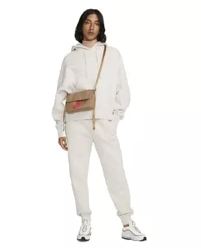 Image of NIKE DQ5688-104 W NSW PHNX FLC HR Pant STD Pants Women's LT Orewood BRN/SAIL Size S-S