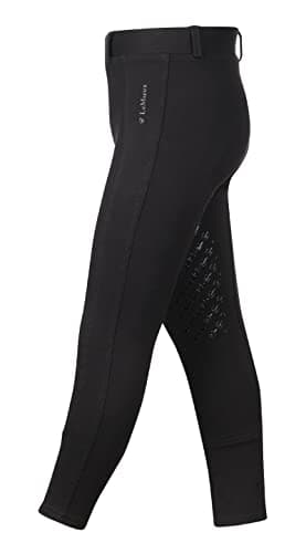 Image of LeMieux Junior Pro Jodhpurs for Girls & Young Riders - Equestrian Riding Tights - Full Seat Youth Horseback Riding Gear (Black / 5-6 Years)