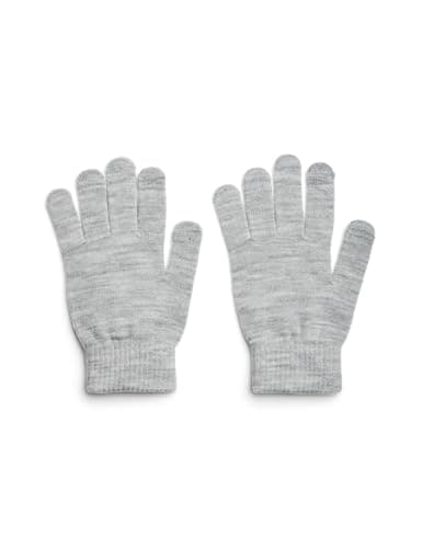 Image of Pieces Women's PCNEW BUDDY SMART GLOVE NOOS BC Gloves, /Light Grey Melange, One Size