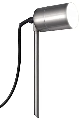 Image of Luceco Azurar Exterior Decorative GU10 Garden Spike Light, 35 Watts, IP54 Rated, Stainless Steel