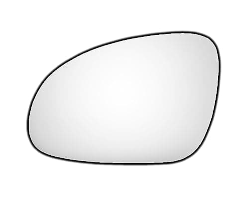Image of Wing mirror glass replacement LEFT PASSENGER SIDE NEARSIDE - compatible with VW GOLF 5 (MK 5) 2003-2007 DOOR - TO STICK ON - Car convex mirror - Car wing mirrors & replacement parts
