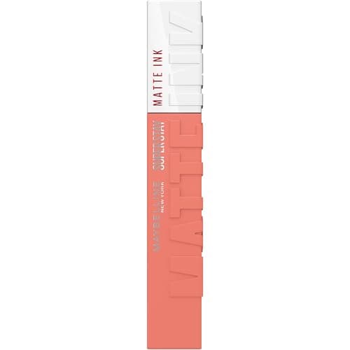 Image of Maybelline Lipstick, Superstay Velvety Matte Ink Liquid Lipstick, Up to 16H Non Transferable, Vibrant Longlasting Finish, Non Drying, Shade: 60 Poet, 5 ml