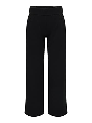 Image of JDY Women's JDYLOUISVILLE Catia Wide Pant JRS NOOS Pants, Black, L/32