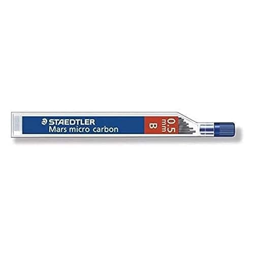 Image of Staedtler Leads for Mechanical Pencil Mars Micro 0.5 B (Pack of 12)