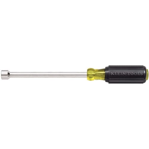 Image of Klein 646-1/4 Hollow-Shaft Nut Driver, Multi-Colour, 1/4-Inch