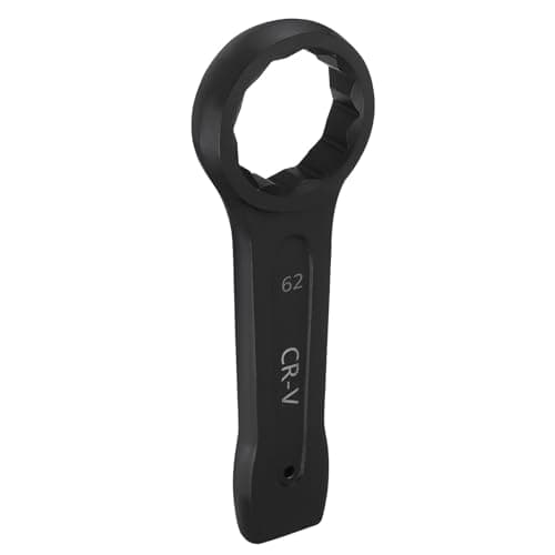 Image of sourcing map Slogging Box End Striking Ring Wrench 62mm Metric CR-V Steel 12-Point Flat Strike Wrench Baking Paint Single Head Spanner Hand Tool for Mechanical Automotive Repair