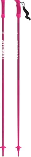 Image of ATOMIC AMT Jr Ski Poles, 3* Aluminium Ski Pole, Ergonomic Jr Handle on the Pole, Elastic Kids Hand Strap, Poles with 50 mm Piste Basket