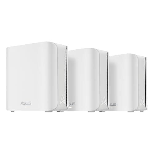 Image of ASUS ZenWiFi BD4 (3-Pack) Dual-Band WiFi 7 Mesh, 3600 Mbps, 6500 sq.ft, Dual 2.5G Ports, Security and Parental Controls Included, Smart Home Master SSIDs