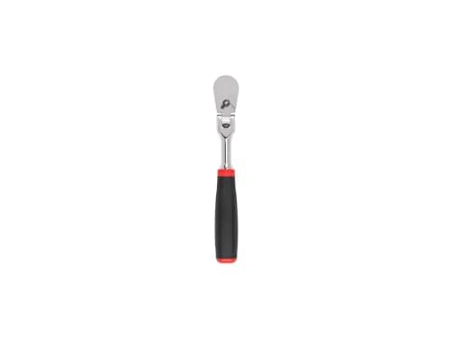 Image of TEKTON 3/8 Inch Drive x 8 Inch Flex Head Comfort Grip Ratchet | SRH22108