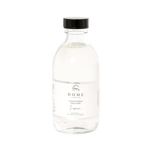 Image of Dome of Harrogate Inspire Geranium, Eucalyptus & Orange Diffuser Refill – 200ml – Uplifting, Energizing Fragrance for Positivity & Well-Being – Perfect for Home