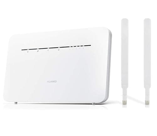 Image of Unlocked HUAWEI B535-232 CAT7 USB 300mbps 4G Home/Office Router with 2 x External Antennas. Will work with any Sim Card Worldwide (Renewed) (White)