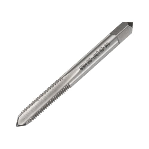 Image of sourcing map 1/4-28 UNF B2 Spiral Point Thread Tap, Screw Tap Threading Tapping Tool, High Speed Steel Machine Taps Tapping Bit