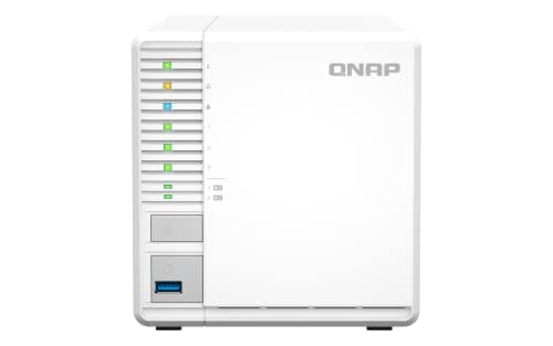 Image of QNAP TS-364-8G | 3-Bay, Intel Quad-core CPU, 2 x M.2 Slots, 2.5GbE RAID5 Desktop NAS, 8GB RAM