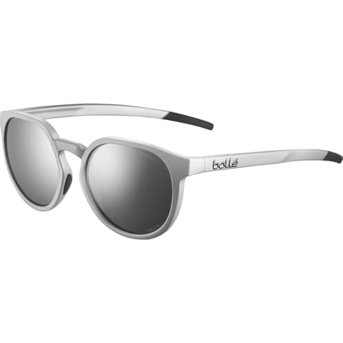 Image of bollé - Merit, Silver Matte, Volt+ Cold White Cat 3, Small, Sunglasses, Unisex, Adult
