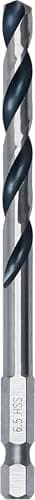 Image of Bosch 1x Metal HSS Twist Drill Bit with Hex Shank (for Steel, Non-Ferrous Metals, Ø 6,50 mm, Professional Accessory Drill Drivers)