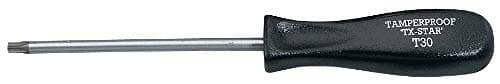 Image of Draper 34119 Expert Quality Tx-Star T30T Tamperproof Security Screwdriver, 115mm , Blue