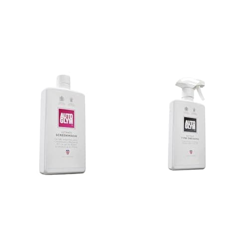 Image of Autoglym Ultimate Screenwash, 500ml - Concentrated Screen Wash for Cars & Instant Tyre Dressing, 500ml - Spray-on Tyre Care Solution For a Light Sheen or Matte Finish