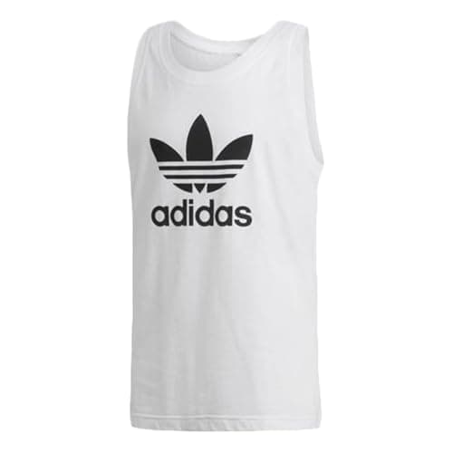Image of adidas Originals Men's Trefoil Tank Top Shirt, White, Medium