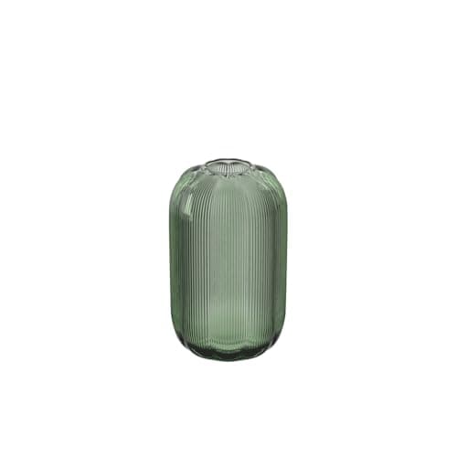 Image of Villeroy & Boch - Fleur Vert vase 28 cm Green, Dishwasher-safe, Large hand-blown, hand-crafted glass vase, Decorative flower vase, Table vase, Floral design, Tall vase, Decorative homeware, Glass