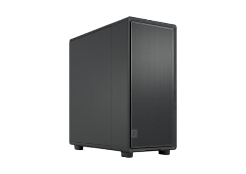 Image of Fractal Design Epoch Black Solid - High Airflow PC Gaming Case - Mesh Front Panel - Three Momentum 12 Fans Included - Spacious Interior - ATX/mATX/ITX Support