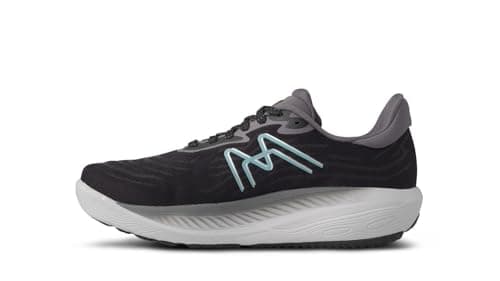 Image of Karhu Women's Ikoni 3.0 Running Shoe, Black/Stone Blue, 8 Wide