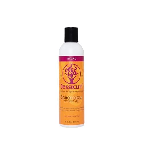 Image of Jessicurl Spiralicious Gel, Island Fantasy, 8 Fl oz. Curl Defining, Curly Hair Products, Hair Gel for Curly Hair and Frizz Control, for all hair types