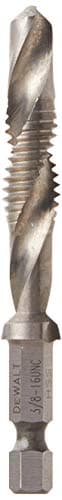 Image of DEWALT Drill Tap, UNC, 3/8-Inch (DWADT3816)