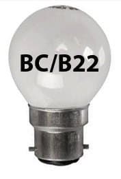 Image of 10x Opal Golf Light Bulb 40w / BC Bayonet Cap White Pearl Soft Lamps