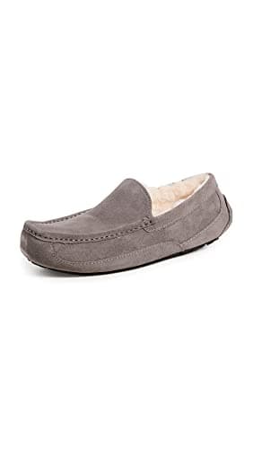 Image of UGG Men's Ascot Slipper, Grey, 9 UK