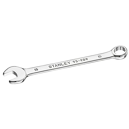 Image of Stanley Combination Spanner STMT95909-0 (15 mm, 12-Point, 15° Offset Head for Better Accessibility, Without Ratchet), Steel