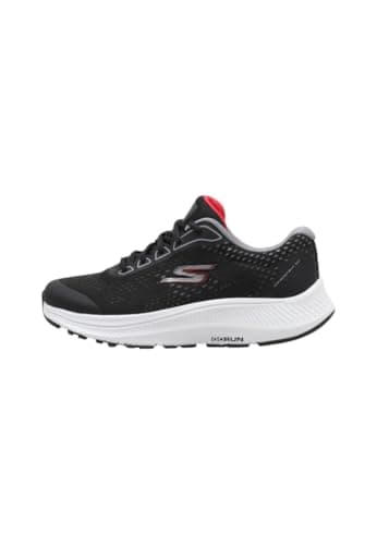 Image of Skechers Boy's Go Run Consistent 2.0 Mile Marker Sneakers, Black Textile/Black Synthetic/Charcoal, 6.5 UK Child