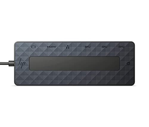 Image of HP Universal 50H55AA Docking Station USB-C HDMI Ethernet USB 3.2 Multiport Hub Black - RFB-50H55AA