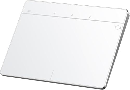 Image of Wireless Multi-touch Gesture Touchpad, Rechargeable seamless trackpad Compatible with Windows 10/11(not for Mac) Laptops/Desktops Wired/Bluetooth/2.4G USB Connection