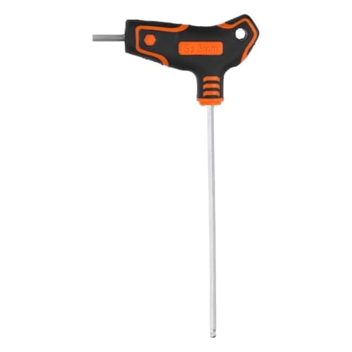 Image of sourcing map T-Handle Ball End Hex Key Wrench 3mm Metric S2 Steel Long Arm T-Key Inner Hexagon Spanner Repairing Tool for Home Auto Maintenance Bike Motorcycle Repair