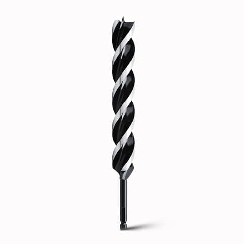 Image of hsawbit Wood Drill Bits, 30mm x 300mm Auger Drill Bit Extra Long Drill Bits Wood Plastic, Drywall Woodworking Hole Drill Bit