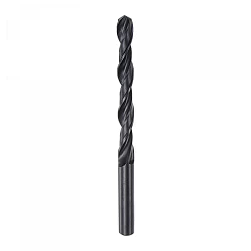 Image of sourcing map 6542 High Speed Steel Straight Shank Twist Jobber Drill Bit, Fully Ground Black Oxide Drill Bits 8.4mm Drill Diameter 115mm Total Length 1 Pcs