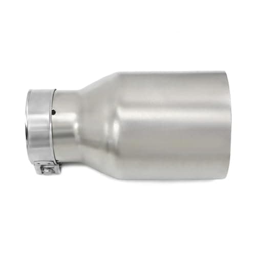 Image of Muffler tailpipes 1 PCS 304 Stainless steel Universal Tailpipe Car Muffler Single Straight Exhaust Tips Tuning Car tailpipes(ID77MM OD95MM)