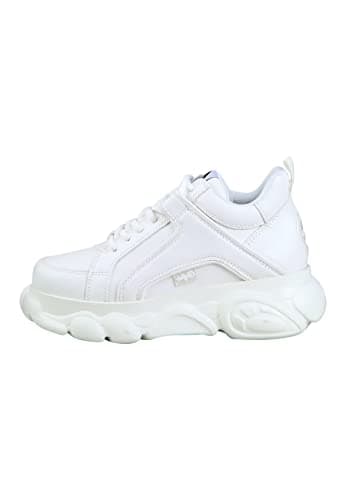 Image of Buffalo Boots Trainers CLD Corin Men Vegan Women, White, 10 UK