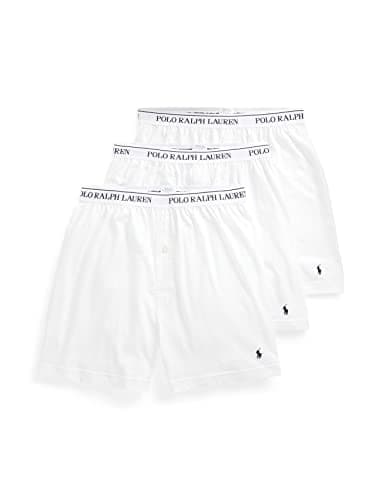 Image of Polo Ralph Lauren Classic Cotton Knit Boxer 3-Pack
